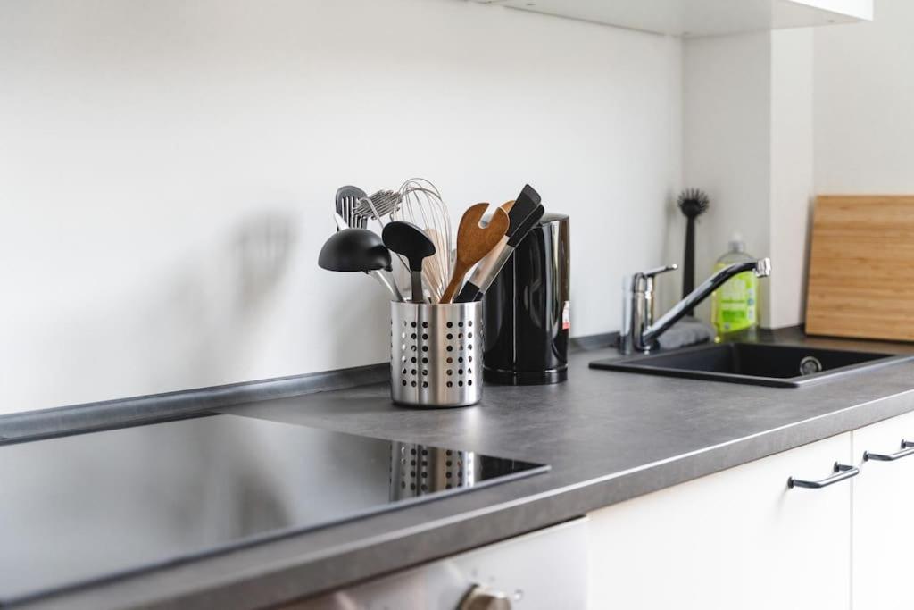 Apartmán Wohnen Im Fluesseviertel Brémy Exteriér fotografie